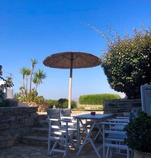 Apartment, Garden View | Terrace/patio - Antiparos View (Antiparos)