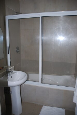 Free toiletries, hair dryer, towels