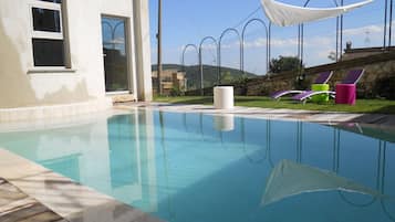 Luxury Apartment, 2 Bedrooms, Private Pool | Minibar, in-room safe, individually furnished, desk
