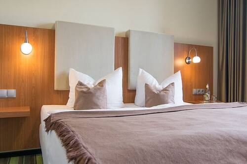 Habitación estándar doble, 1 cama doble, no fumadores | Sistema de insonorización, wifi gratis, ropa de cama