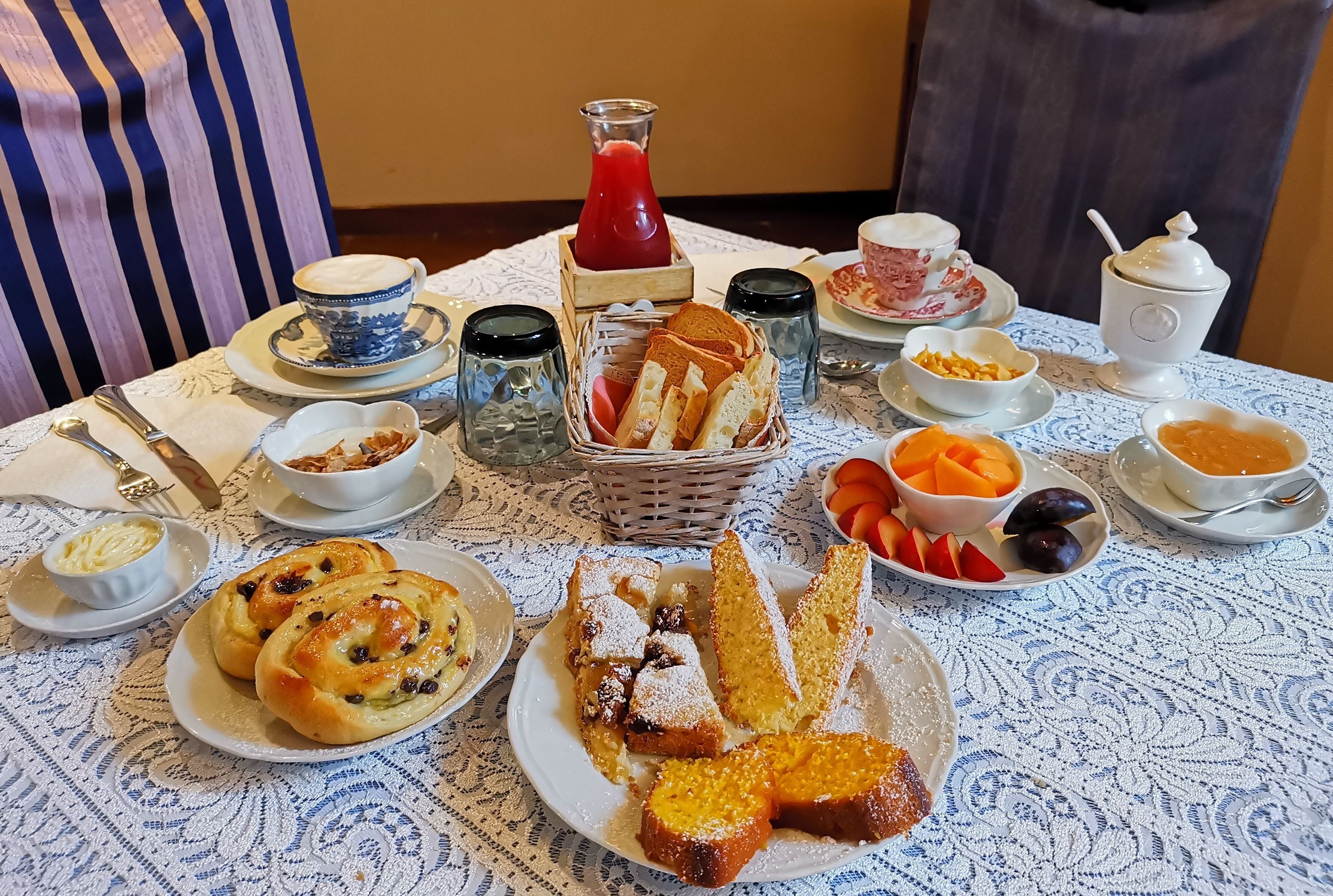 daily local cuisine breakfast (eur 5 per person)