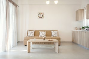 Studio, Sea View | Living area | Plasma TV