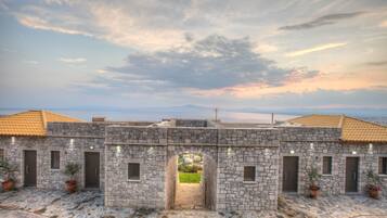 Front of property – evening/night