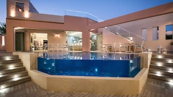 2 outdoor pools, open 8 AM to midnight, pool umbrellas, sun loungers