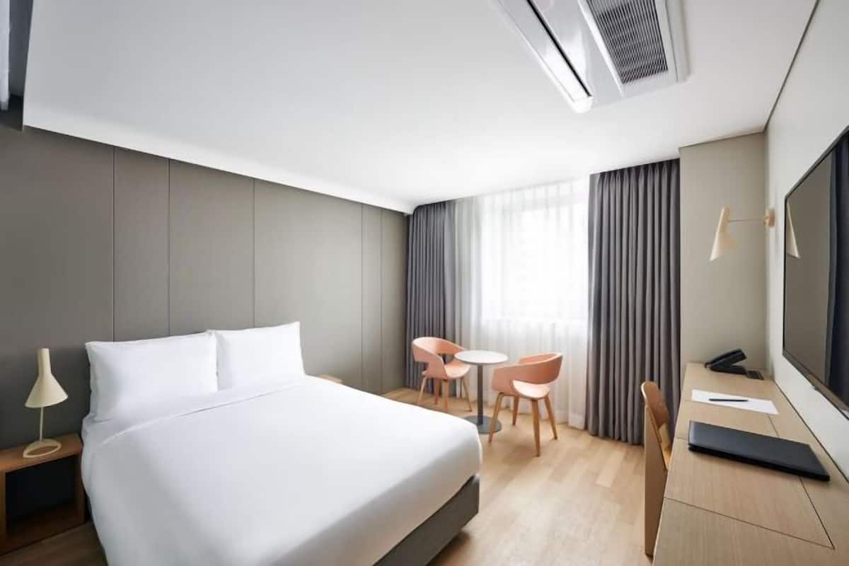 1 habitación y ropa de cama de alta calidad