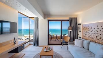 Executive-suite - havudsigt | Pengeskab på værelset, gratis Wi-Fi, sengetøj