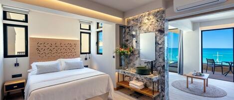 Executive Suite, Sea View | In-room safe, free WiFi, bed sheets