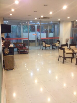 Lobby sitting area