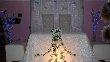Indoor wedding
