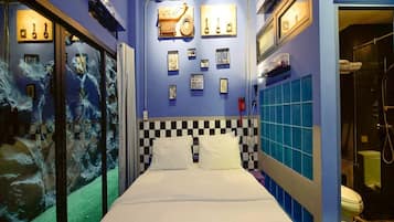 1 bedroom, hypo-allergenic bedding, individually decorated