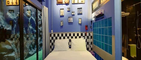 1 habitación, ropa de cama hipoalergénica y decoración personalizada