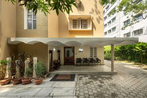 Façade de l’hébergement 