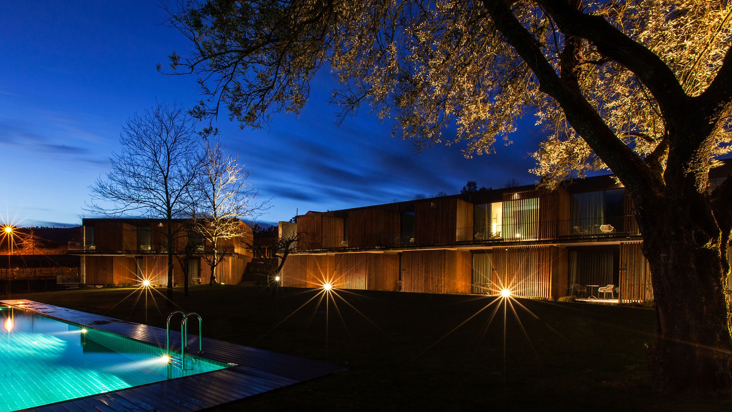 Front of property - evening/night