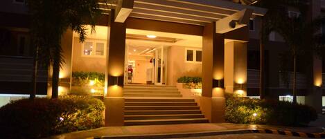 Entrée de l’hébergement