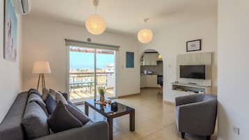 アパートメント | 1 室のベッドルーム、遮光カーテン、防音設備、アイロン / アイロン台