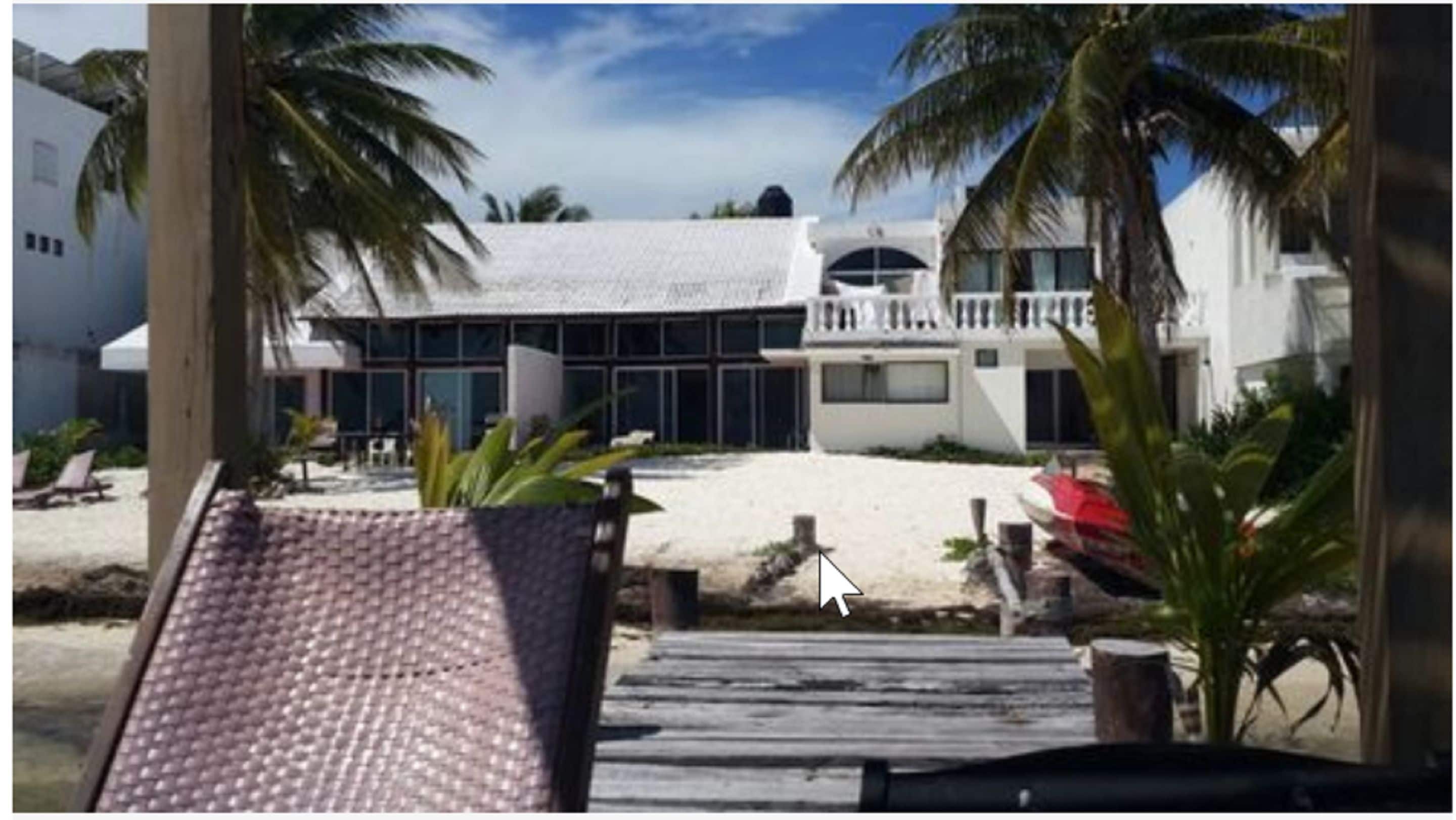 Voorkant van accommodatie