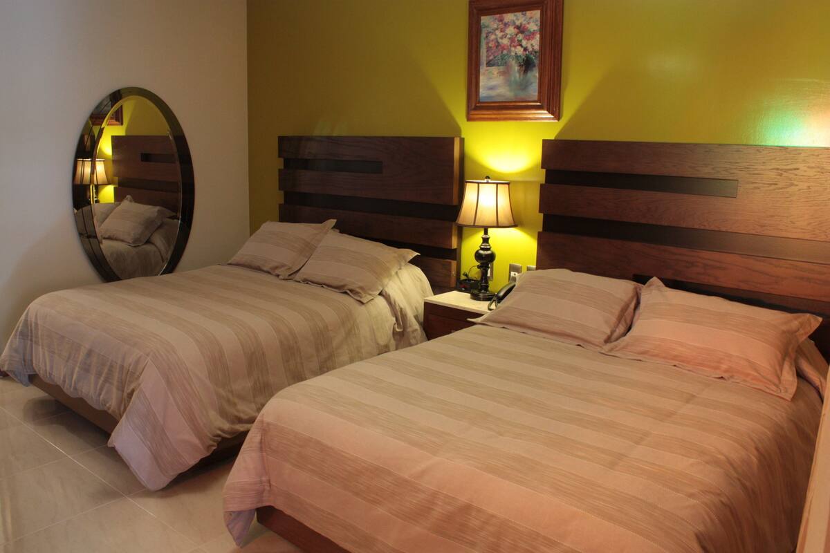 Standard Quadruple Room | Premium bedding, in-room safe, desk, laptop workspace