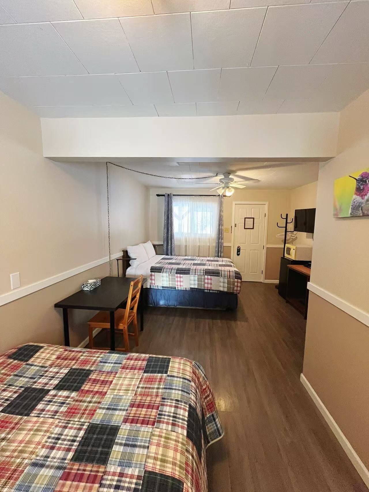 Economy Quadruple Room | Premium bedding, desk, free WiFi, bed sheets