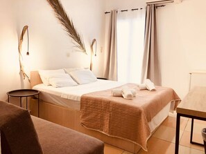 Standard Room, Sea View | In-room safe, soundproofing, iron/ironing board, free WiFi - Corali Beach (Rethymno)