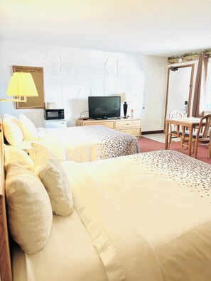 Basic Room, 2 Queen Beds | 1 bedroom, desk, free WiFi, bed sheets