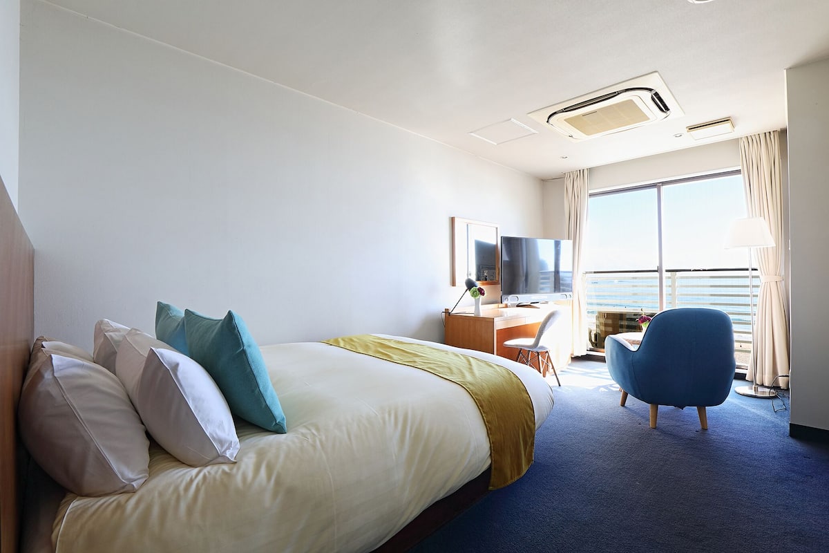 standard double room, ocean view | desk, free wifi