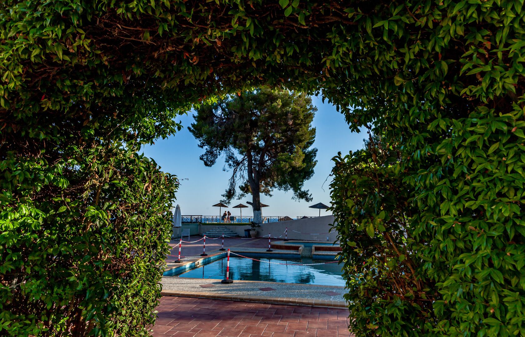 2 outdoor pools, open 10:00 am to 7:00 pm, pool umbrellas, pool loungers