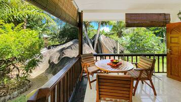 Íbúð - 1 svefnherbergi (Coco Sec) | Verönd/útipallur