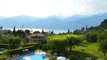 Vue depuis lâhĂ©bergement