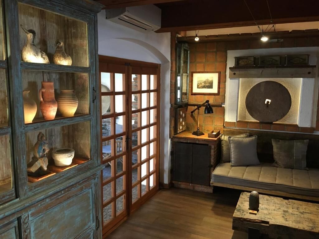 Kamar Double Mewah, patio, pemandangan kebun | Area keluarga