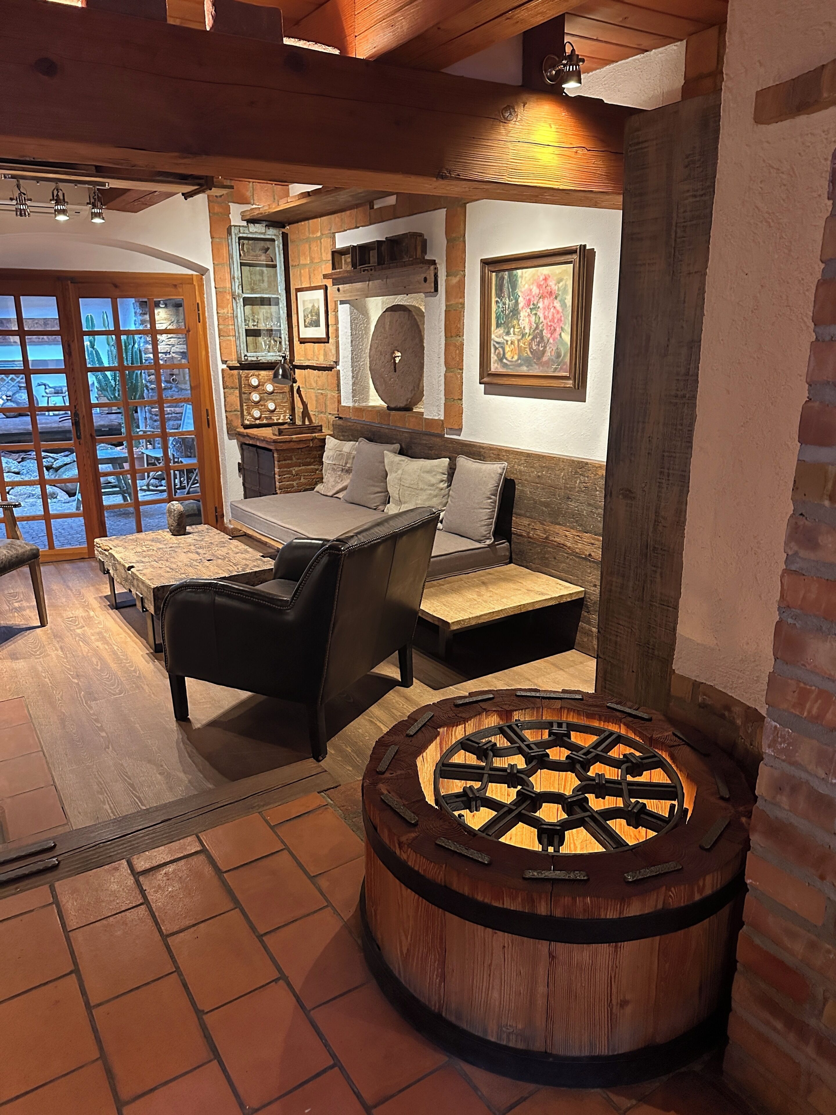 Luxury-Doppelzimmer, Terrasse, Gartenblick