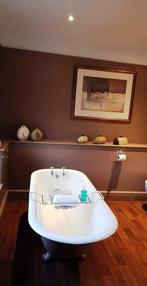 Luxury Double Room, Ensuite (Bath and Shower) | Bathroom - The Oakhill Inn (Radstock)