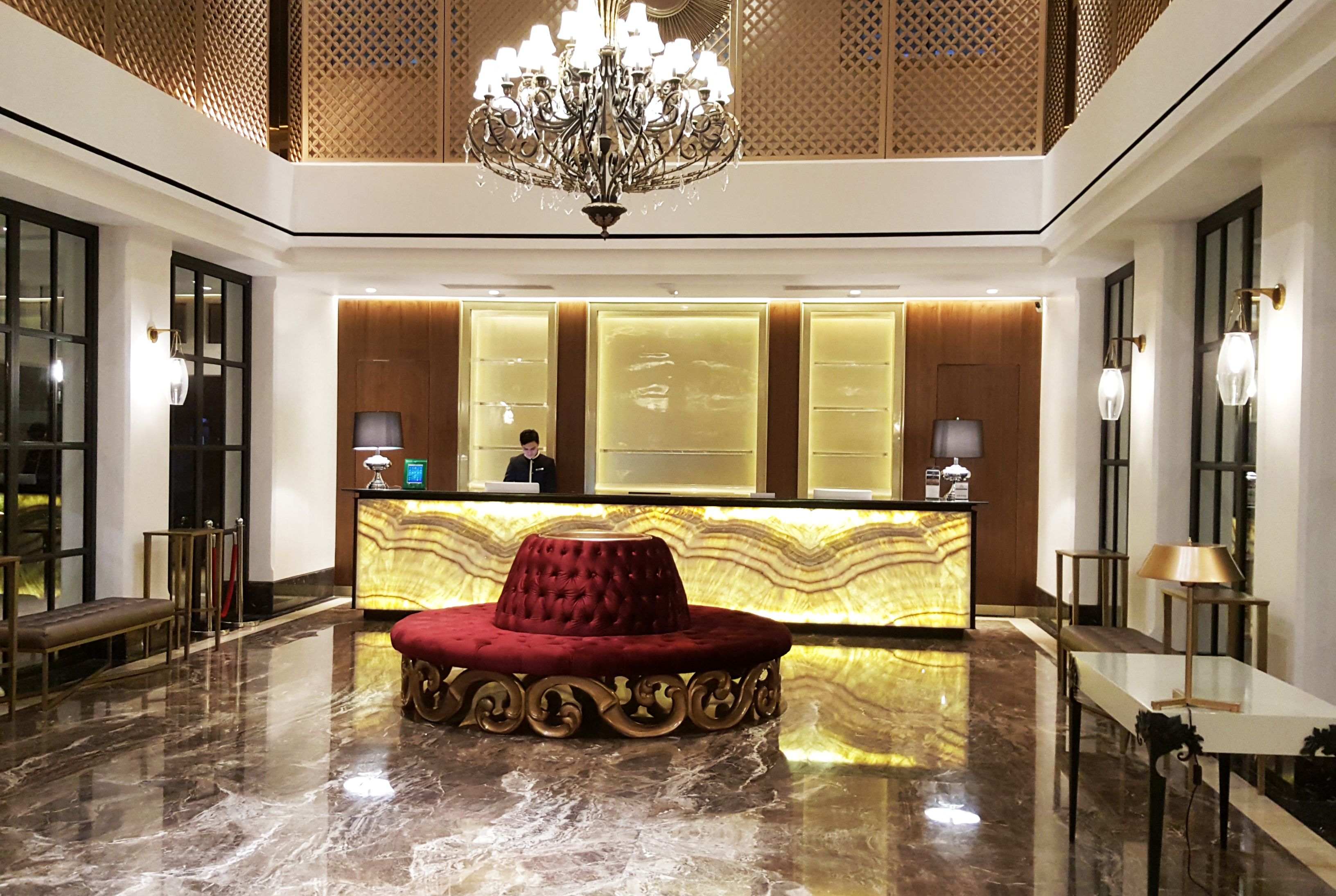 Khu tiếp khách ở sảnh