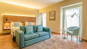 1 bedroom, premium bedding, down comforters, in-room safe