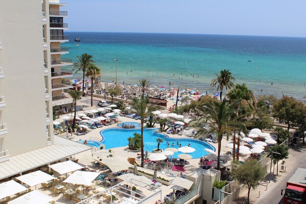 Vista a la playa o al mar