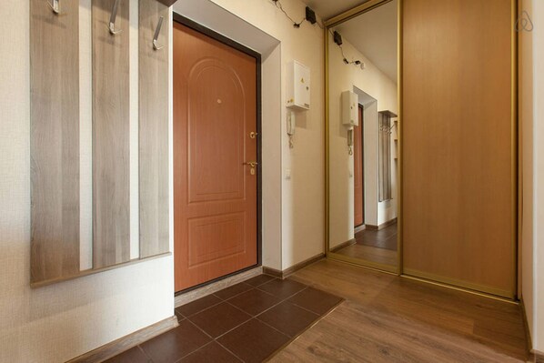 Apartment, 1 Double Bed with Sofa bed, Balcony | 1 bedroom, premium bedding, blackout drapes, iron/ironing board