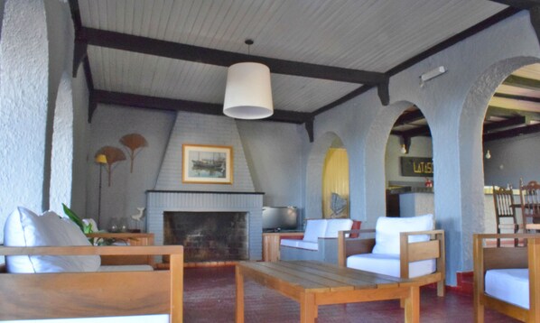 Sala de estar en el lobby