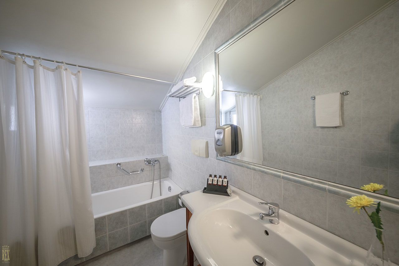 standard room | bathroom | hair dryer, towels