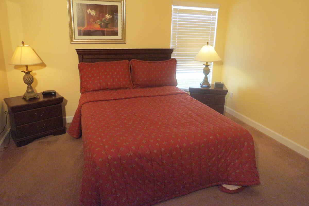 Individually decorated, individually furnished, iron/ironing board