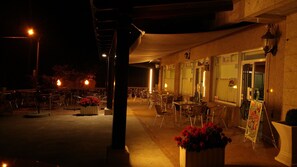 Front of property – evening/night