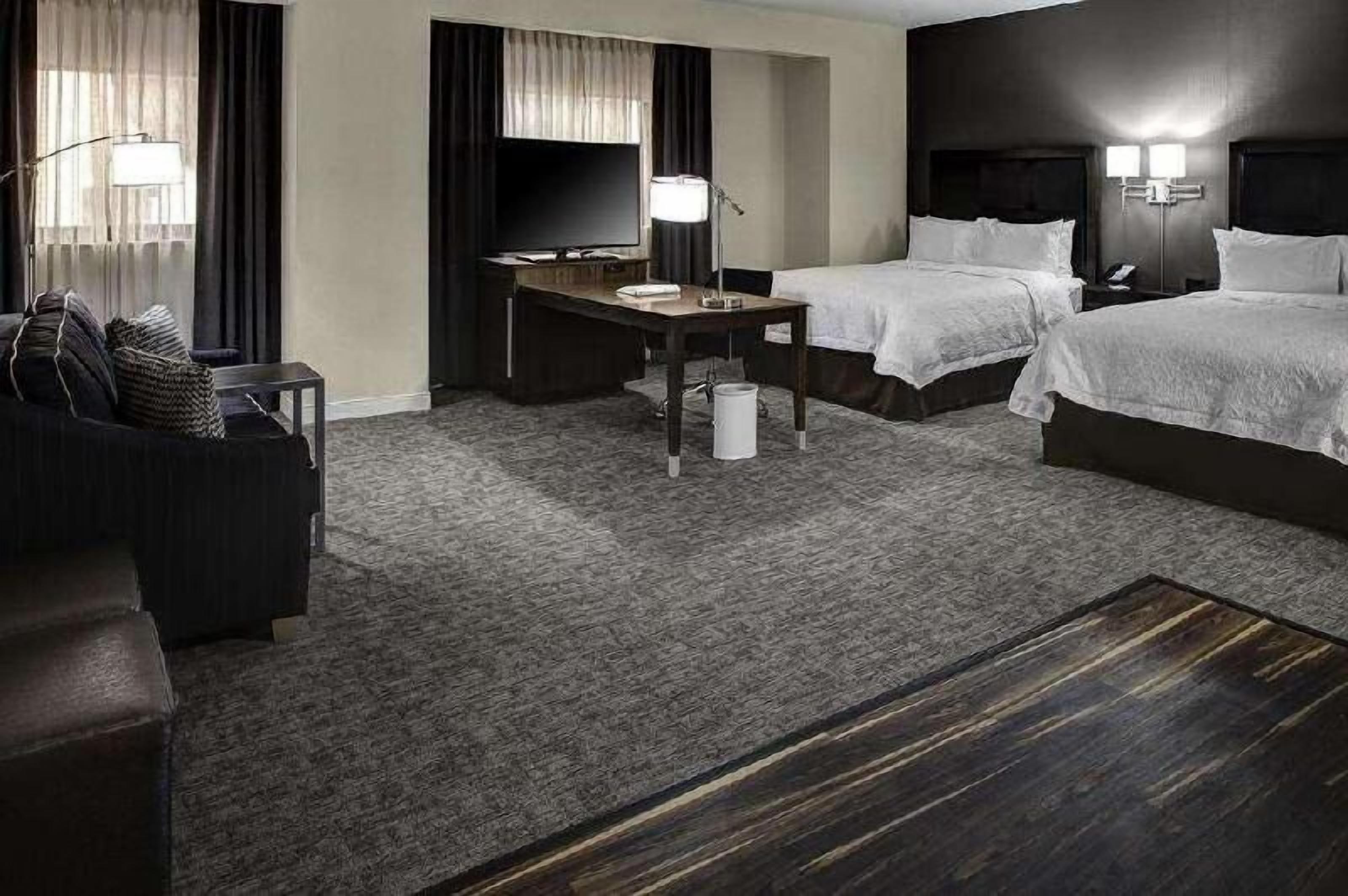 In-room safe, desk, laptop workspace, iron/ironing board