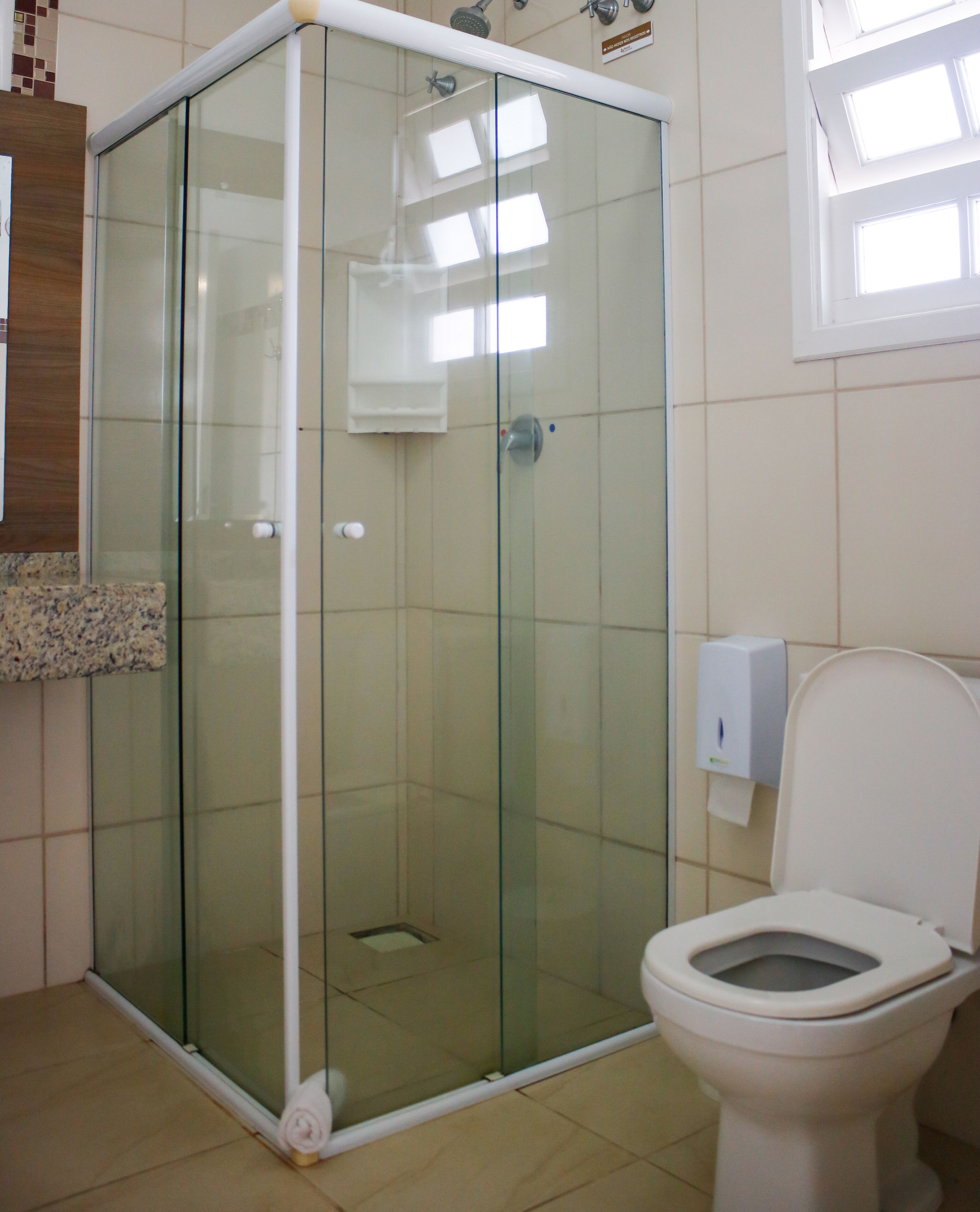 superior room | bathroom | shower, free toiletries, hair dryer, towels