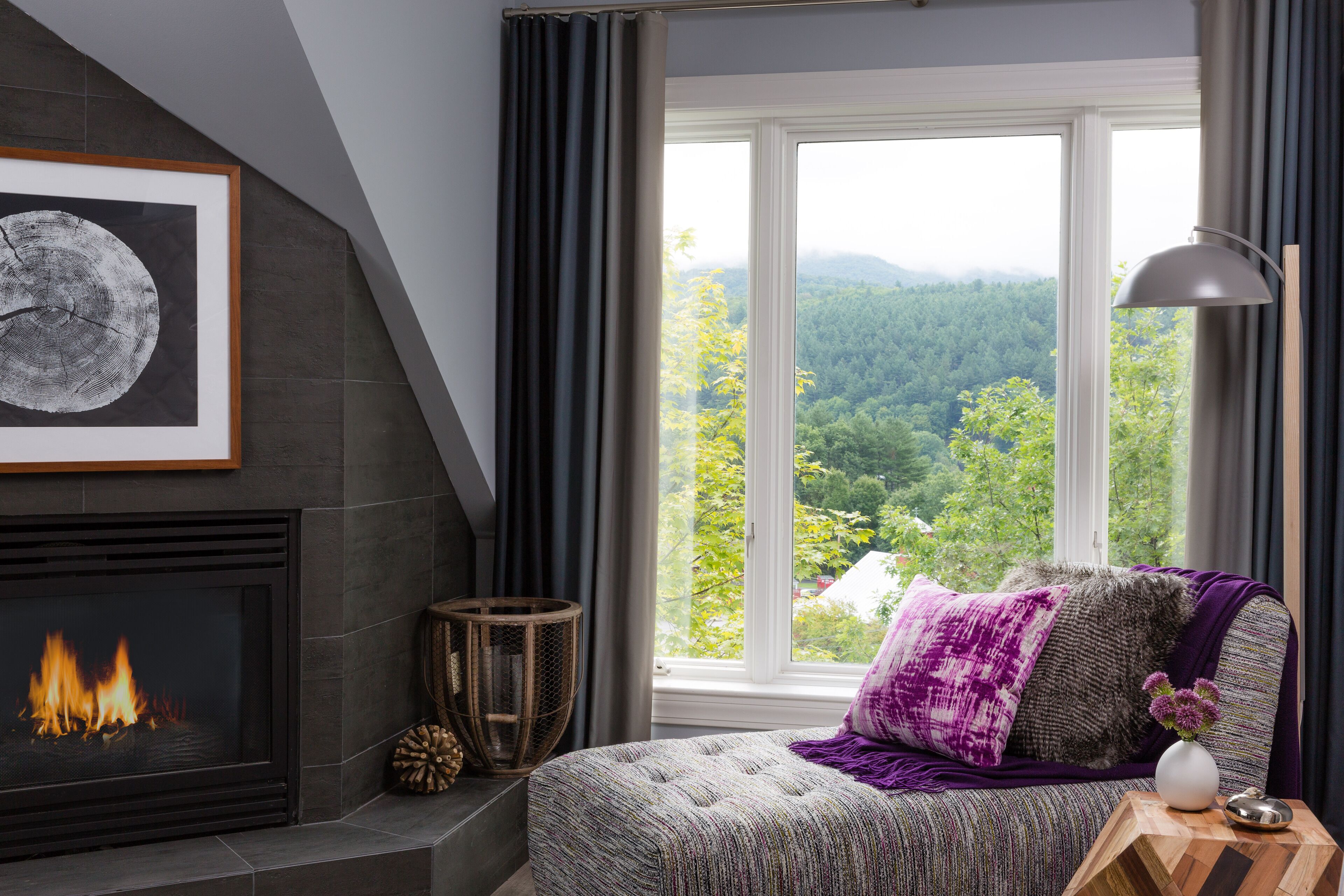 trail house lark suite | living area | 40-inch led tv with cable channels, tv, ipad