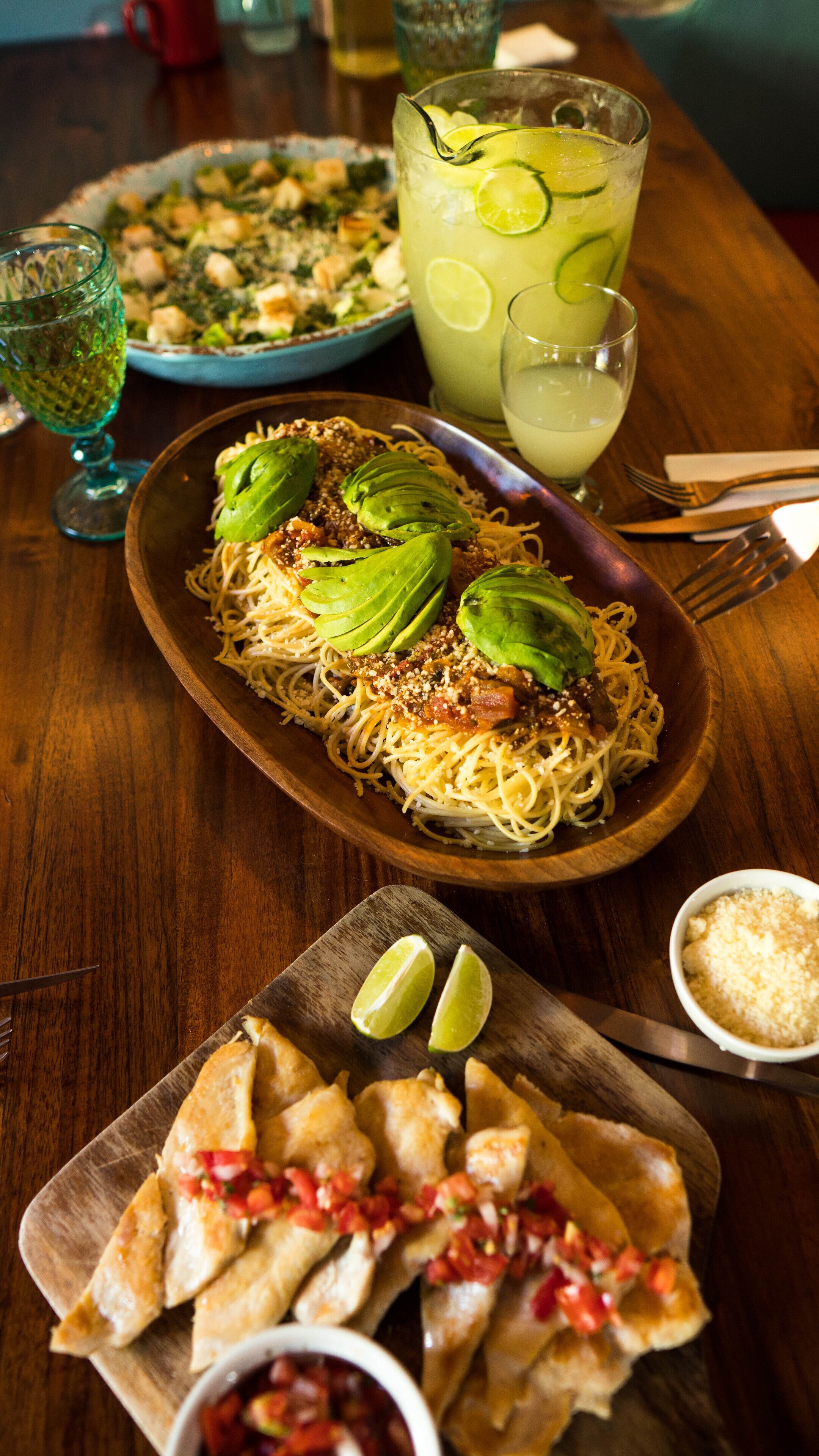 breakfast, lunch, dinner served; local cuisine