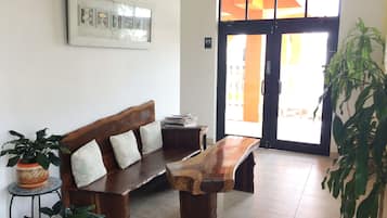Sala de estar en el lobby