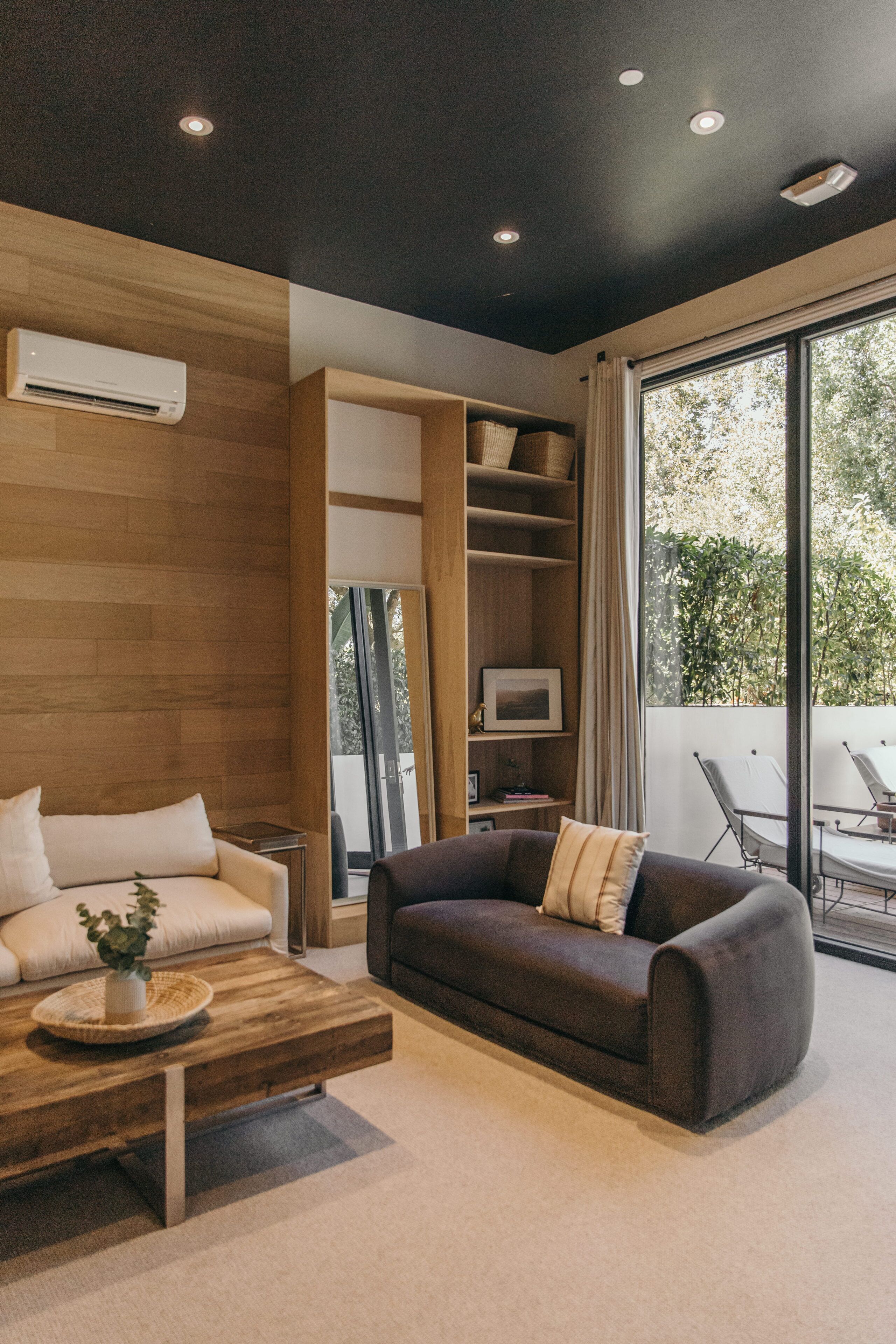 luxury suite | living area | 60-inch flat-screen tv with cable channels, tv, pay films