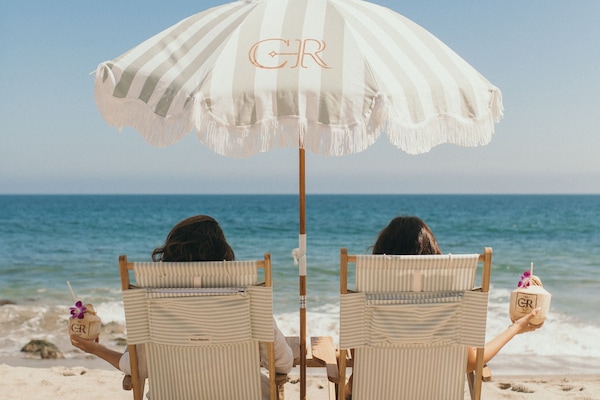 Beach nearby, beach umbrellas, beach towels, beach yoga