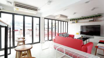 Sala de estar en el lobby
