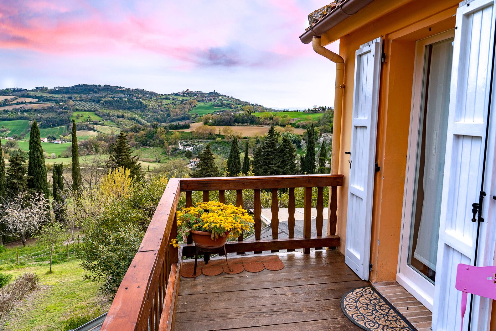 Chambre Double Économique | Vue depuis le balcon