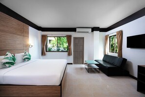 Escritorio, camas plegables/adicionales, wifi gratis y ropa de cama 