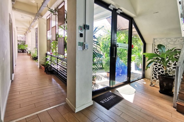 Fassade der Unterkunft